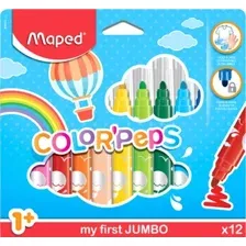 Фломастеры Maped Color Peps Jumbo 846020 (12шт)