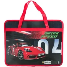 Папка-портфель Пчелка Red car, ПМ-А4-25, А4