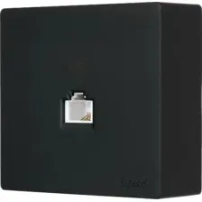 Розетка Lezard Leto 752-4200-137 (черный бархат)