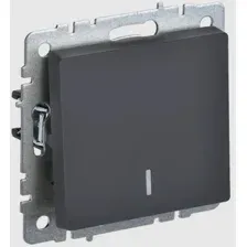 Выключатель IEK Brite ВС10-1-1-БрГ