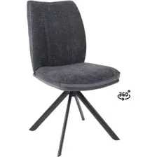 Стул Мамадома Smart-R 360 (g25 Antracite шенилл Lux - d10 Hematite Lux/черный)