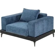Кресло мягкое Mio Tesoro Римини Ри-1   (JH3565-17 Lord 22 Black)