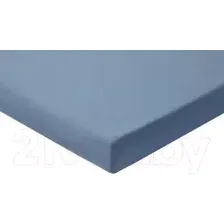 Простыня AlViTek Трикотажная на резинке 140x200 / ПТР-ГЕЛЬ-140 (голубая ель)