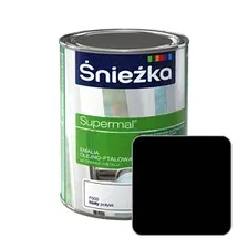 Эмаль Sniezka Supermal масляно-фталевая (800мл, черный глянец)