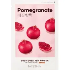 Тонизирующая маска для лица (ампульная) Missha/Миша Airy Fit Sheet Mask Pomegranate (19гр)