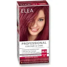Крем-краска для волос ELEA Professional Color & Carel тон 66.6 Насыщенный красный