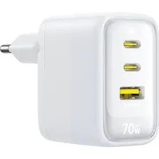 Сетевое зарядное устройство Baseus EnerFill FE22 2CU 70W, E0123501, Moon White