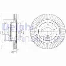 Тормозной диск DELPHI BG9926