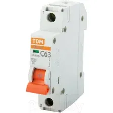 Автоматический выключатель TDM ВА47-29 1Р 3А 4,5кА х-ка С SQ0206-0067