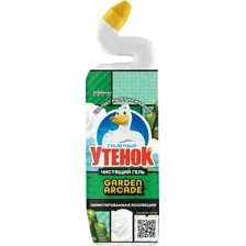 Чистящее средство для унитаза Туалетный утенок Цветочный (800мл)