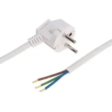 Шнур сетевой Rexant 11-1327 (2м, белый)