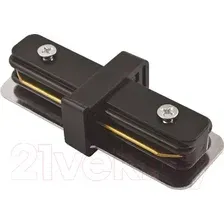 Коннектор для шинопровода JAZZway PTR CI-BL / 5010758 (черный)