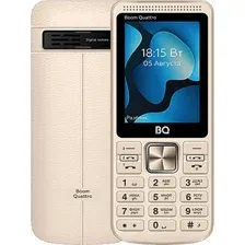 Кнопочный телефон BQ BQ-2455 Boom Quattro (золотистый)