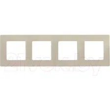 Рамка для выключателей и розеток Legrand Etika 672514 (слоновая кость)