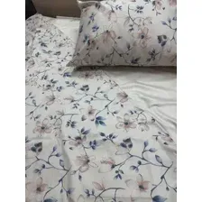 Комплект постельного белья Блакiтны лён Мелодыя весны 50х70 4900 / 651101 2сп