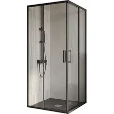 Душевой уголок BelBagno Luce-A-2-90-C-NERO