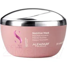 Маска для волос Alfaparf Milano Semi Di Lino Moisture Dry Hair питательная для сухих волос  (200мл)