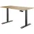 Стол с регулировкой высоты King Style Manual N02-22R Black (дуб натуральный)