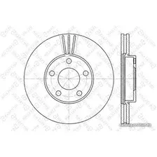 Тормозной диск Stellox 60204765VSX