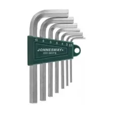 Набор ключей шестигранных 2,5-10 мм S2 (7 предметов) Jonnesway H01M07S