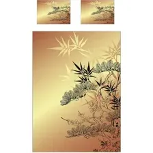Набор текстиля для спальни Ambesonne 160x220 / bcsl_17865