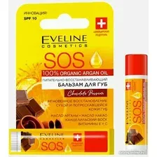 Бальзам для губ Eveline Cosmetics Бальзам для губ 100 Organic Argan Oil SOS Chocolate Passion 4.5 г