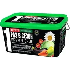Удобрение пролонгированное Bona Forte TURBO универсальное гранулированное с кремнием 3л