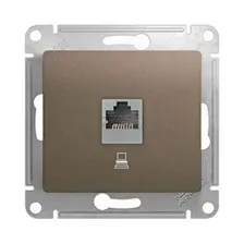 Розетка Systeme (Schneider) Electric Glossa GSL000881K