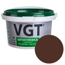 Шпатлевка по дереву VGT Экстра (махагон) 1 кг