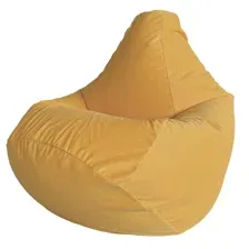 Кресло-мешок Flagman Груша Мега XXXL Г3.5-386 Simple 52 Royal Yellow