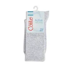 Носки жен. CONTE ELEGANT ACTIVE, р.23, 000 светло-серый