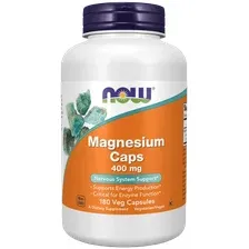 Витамины, минералы Now Foods Магний оксид, Цитрат, Аспартат/Magnesium 400 мг (180 капсул)