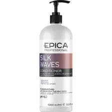 Кондиционер для волос Epica Professional Silk Waves, для вьющихся и кудрявых волос, 1 л