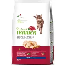 Сухой корм для кошек Trainer Natural Cat Adult Корм сухой для кошек с курицей 3 кг