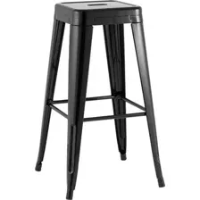 Табурет барный Stool Group Tolix / KD YD-H765 KD LG-01 (черный глянцевый)
