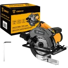 Пила циркулярная Deko DKCS1800-190 Laser