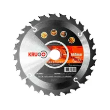 Диск пильный Krugo 160*20 мм, 24Т