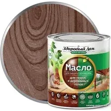 Масло Здоровый дом Для террас и деревянных полов 1.8 л (палисандр)