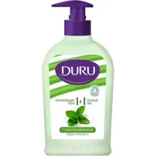 Мыло жидкое Duru 1+1 Увлажняющий крем и Зеленый чай (300мл)