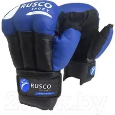 Тренировочные перчатки Rusco Sport Классик (12oz, синий)