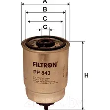 Топливный фильтр Filtron PP843