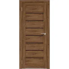 Межкомнатная дверь Юни Бона 01 (ч) 90x200 (дуб стирлинг/черное белое)