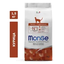 Корм Monge Cat Senior (Курица) для кошек 1,5 кг
