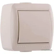 Выключатель Lezard Nata 710-0300-100 (кремовый)