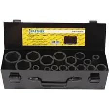Набор трещотка с головками Partner PA-417782MPB (17 предметов)