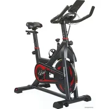 Велотренажер VictoryFit VF-S201 (черный/красный)