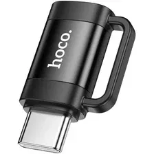 Адаптер Hoco UA31E USB Type-C - Lightning (черный)