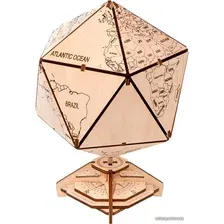 Сборная модель Eco-Wood-Art Глобус-икосаэдр