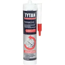 Герметик Tytan Professional, высокотемпературный, красный, 280 мл