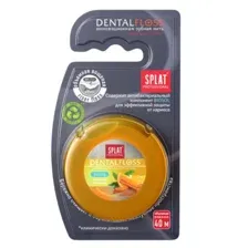 Зубная нить SPLAT Dental Floss c ароматом апельсина и корицы 40 м